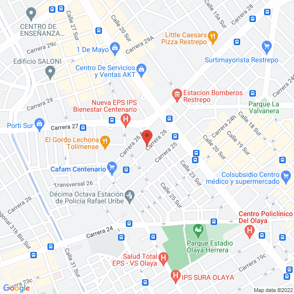 Mapa de Drogueria Lizeth