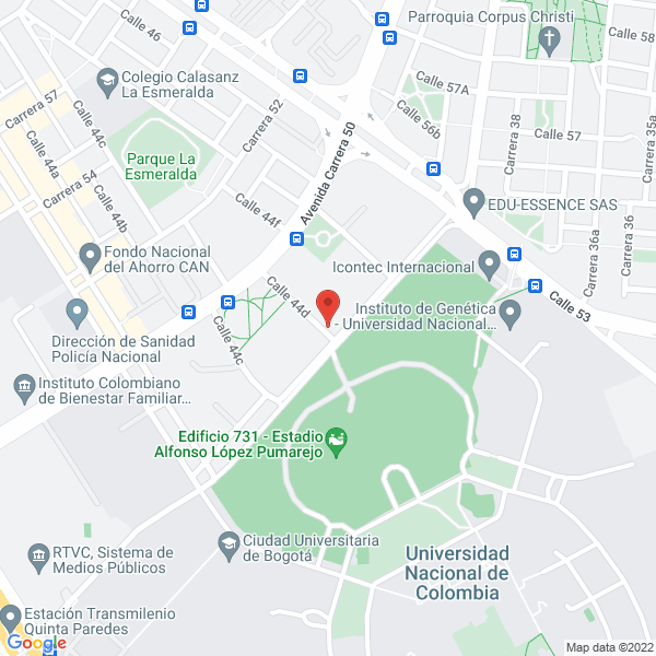 Mapa de Droguería Rafael Núñez