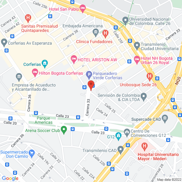 Mapa de Droguería Takay