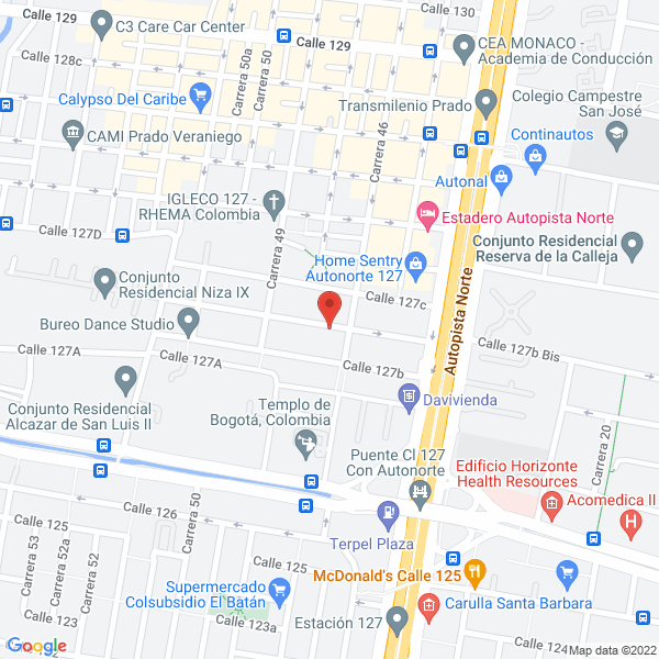 Mapa de Ear Ingenieros Ltda