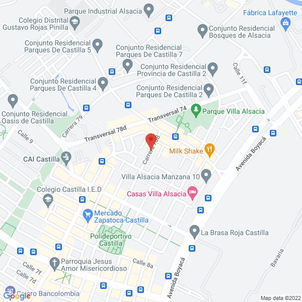 Mapa de Desco Inversiones S.A.S.