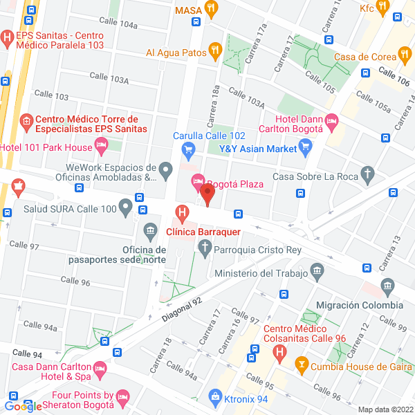 Mapa de Desmet Col S.A.