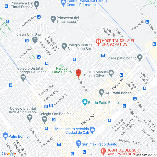 Mapa de Difain Ltda.