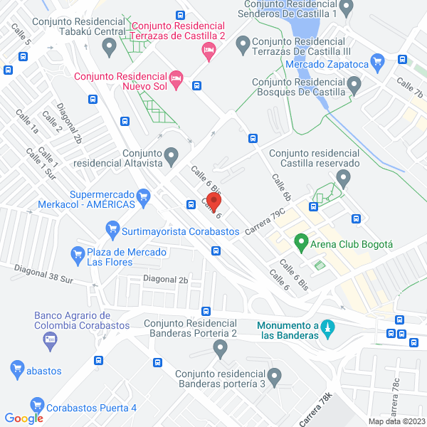 Mapa de Digecón 3 D S.A.S.