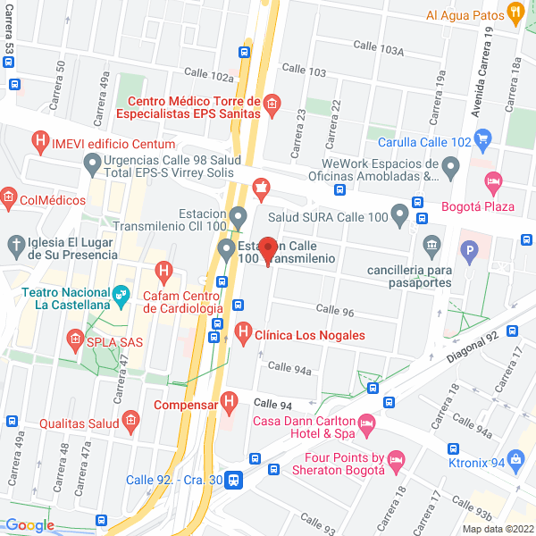Mapa de Dentu Análisis 3D S.A.S.