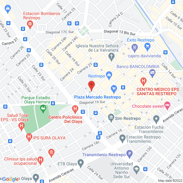 Mapa de Dimar Bag'S Ltda.