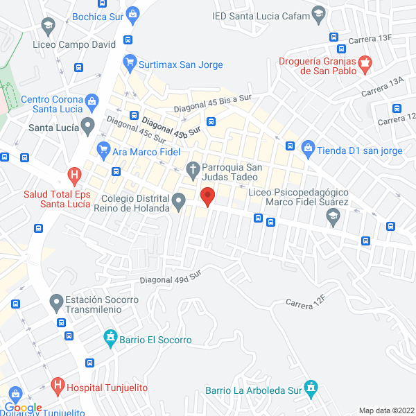 Mapa de Diver Mascotas