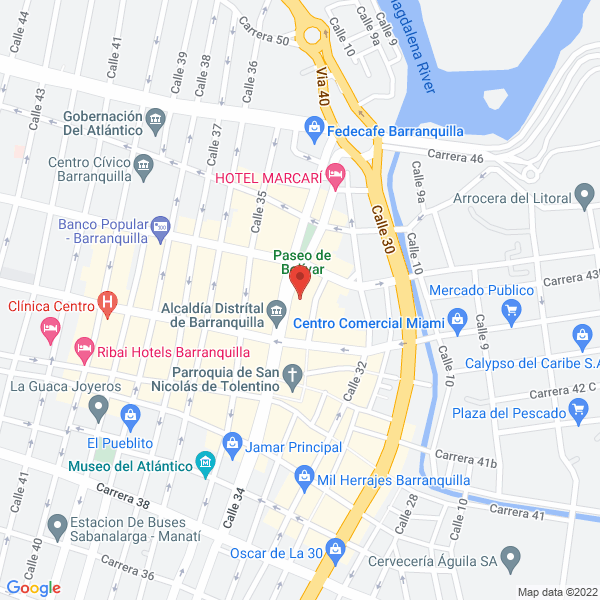 Map of El Nuevo Palacio