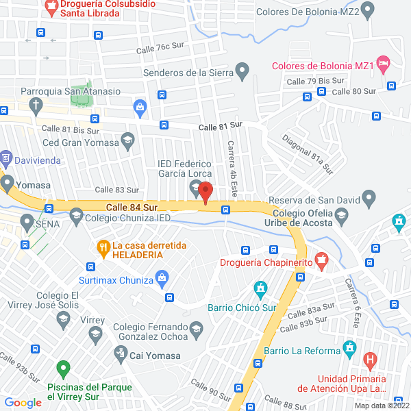 Mapa de Energycar Ltda.