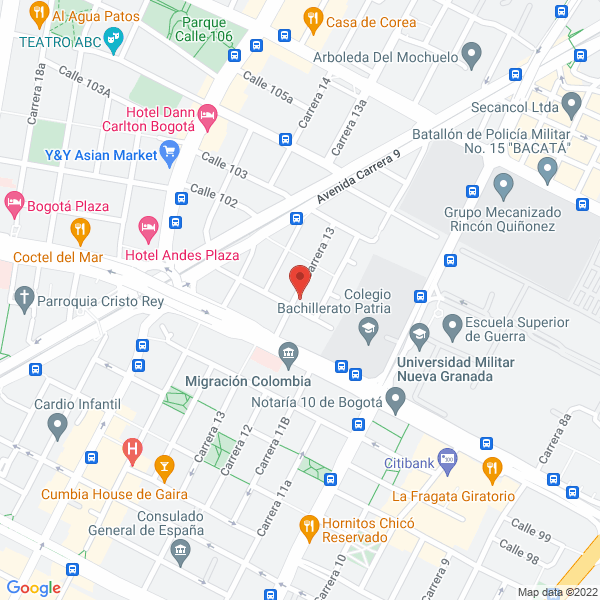 Mapa de Escuela Empresarial Ltda.