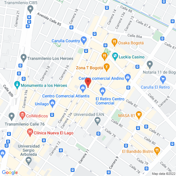 Mapa de Estación 81