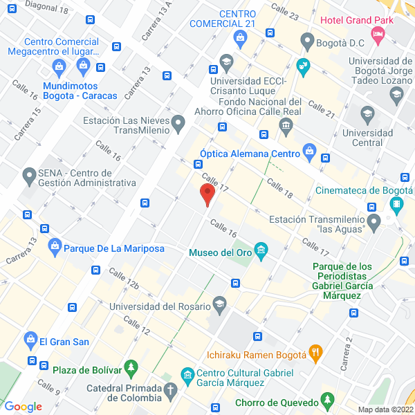 Mapa de Fedugar Asesorías