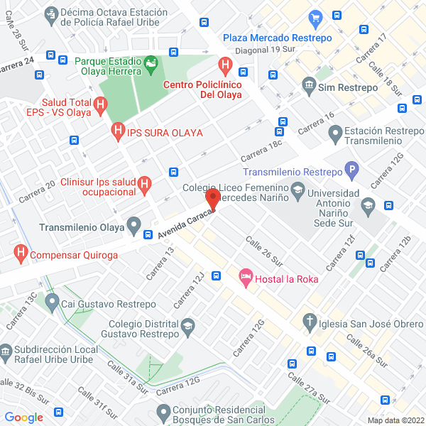Mapa de Feria De La Reparación M & M