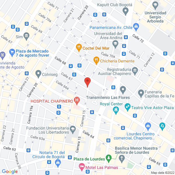 Mapa de Filter Ware E.U.