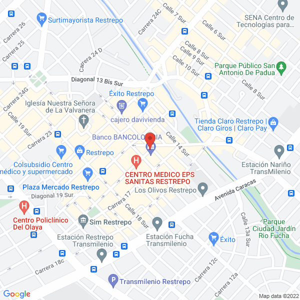 Mapa de Flower Colors G
