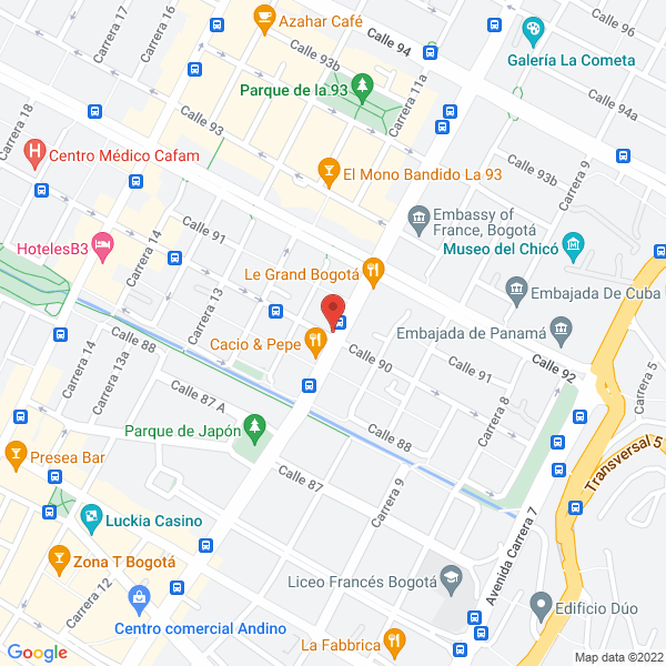 Mapa de Fundación Shelter