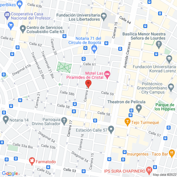 Mapa de Galénicos Salud Ips Ltda.