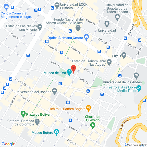 Mapa de Galería Artesanal De Colombia