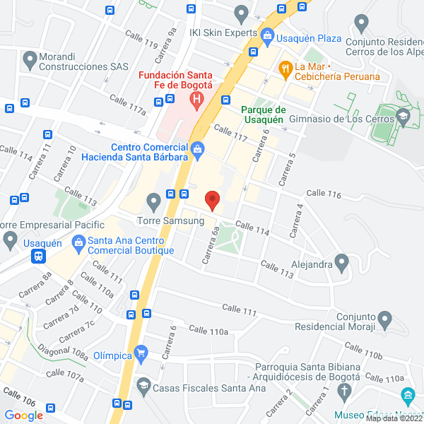 Mapa de Galería Museo Dorado
