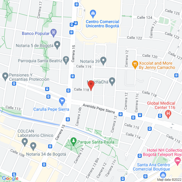 Mapa de Galería Y Marquetería Michelángelo