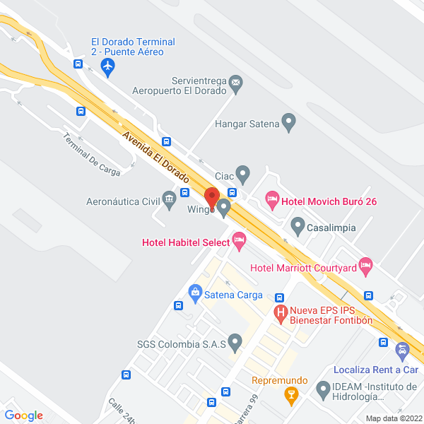 Mapa de Garces & Garces Cargo Service Limitada