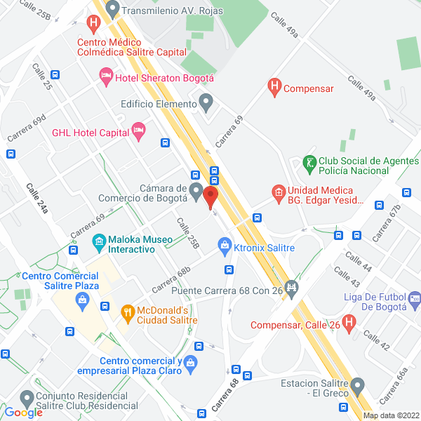Mapa de Gesprocol Ltda.