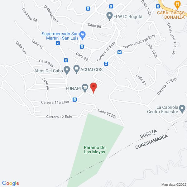 Mapa de Grojardines Ltda.