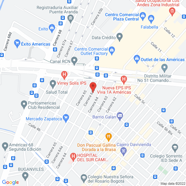 Mapa de Grupo Redic S.A.S.