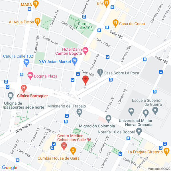 Mapa de Creato Tecnología Empresarial