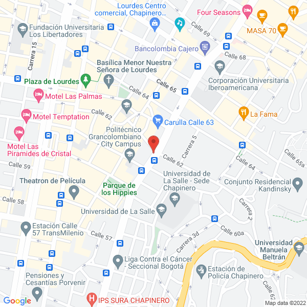 Mapa de Crepes San Antonio