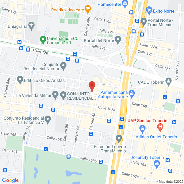 Mapa de H Y J