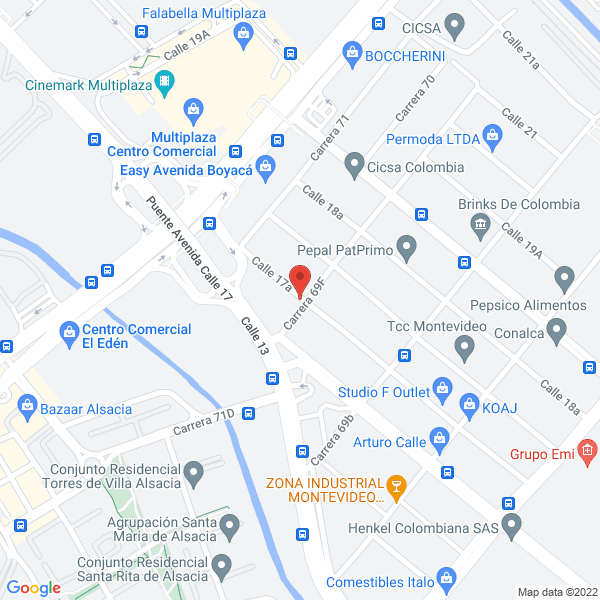 Mapa de Cummis Motor Higuera Ltda.