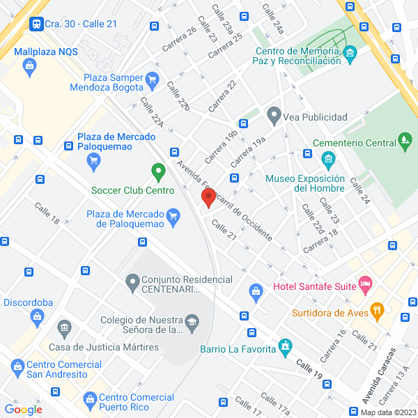 Mapa de Imetec