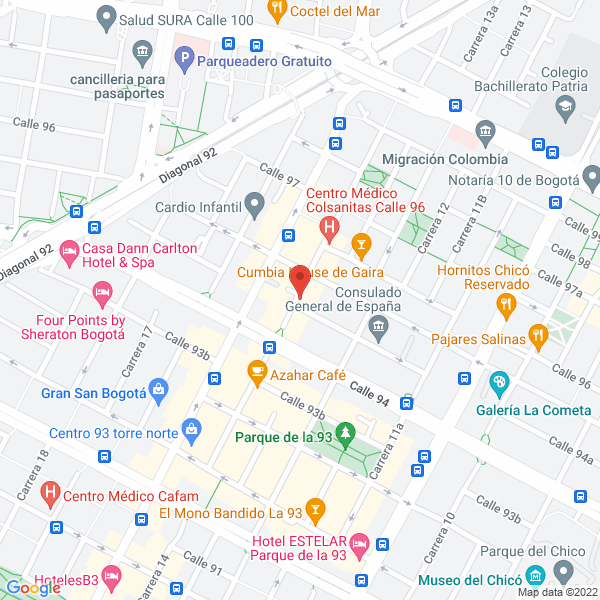 Mapa de Impact Communications S.A.S.