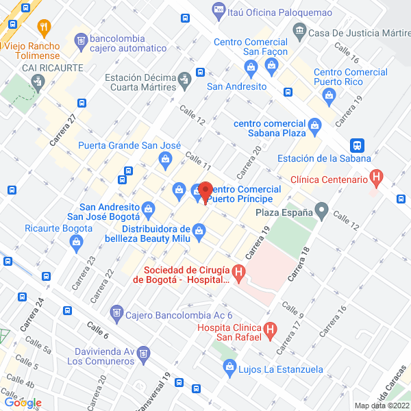Mapa de Impamer Ltda