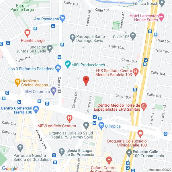 Mapa de Ingenio Soluciones Electrónicas Ltda