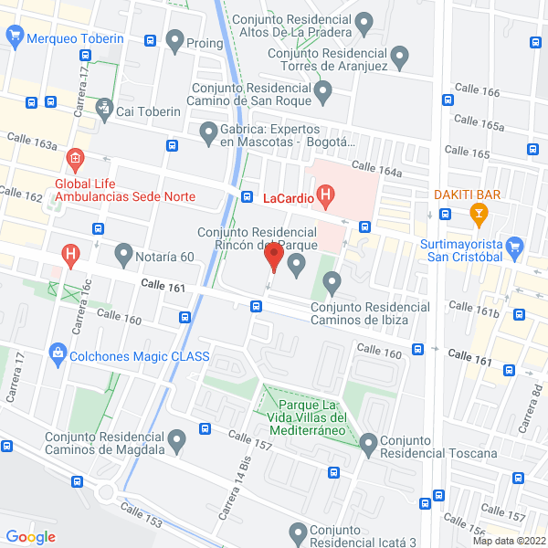 Mapa de Inquest De Colombia
