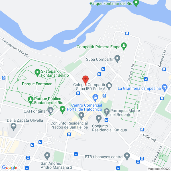 Mapa de Insbricas Suba