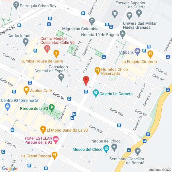 Mapa de Invertecnológicas S.A.S.