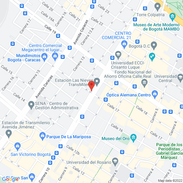 Mapa de Ips Comfasalud S.A.