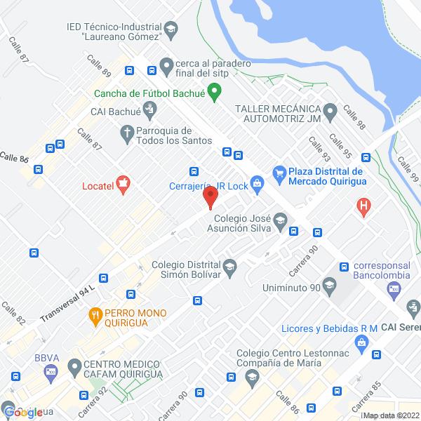Mapa de Jardín Infantil Maria De La Paz
