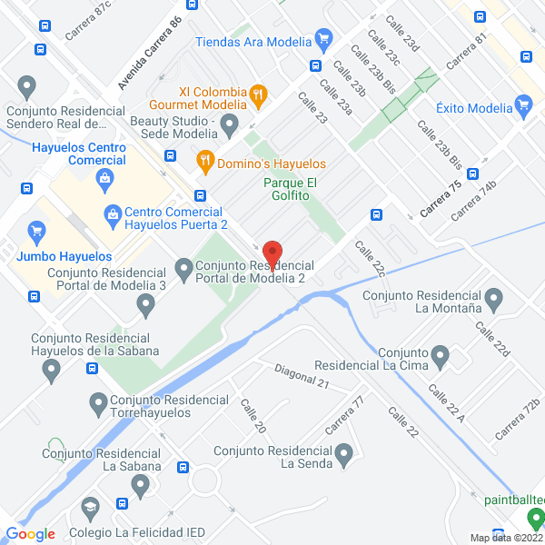 Mapa de Jardín Infantil Pequeños Pescadores