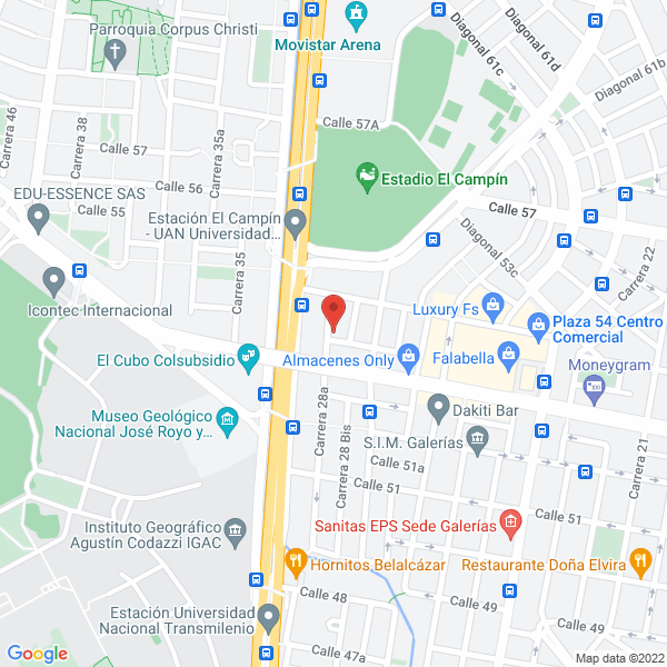 Mapa de Jorge Ramos Transporte