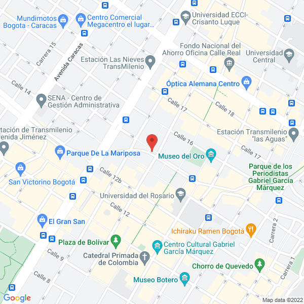 Mapa de La Gran 15