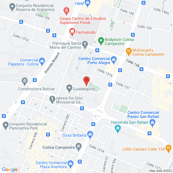 Mapa de La Granja Insumos Veterinarios