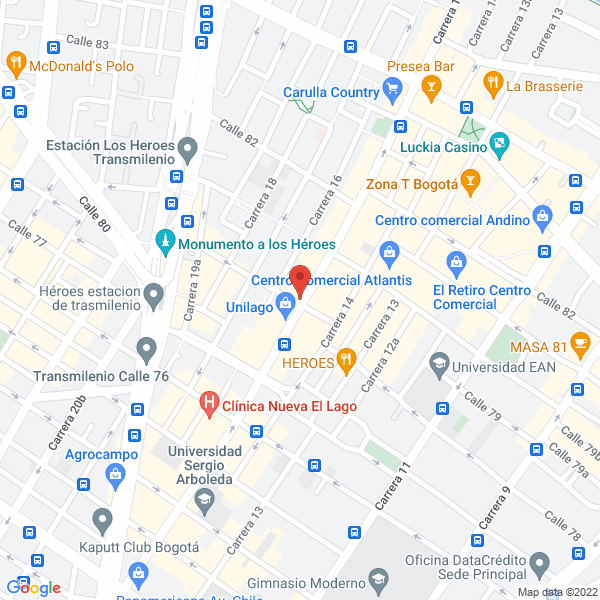 Mapa de Erem Tecnologías Ltda.