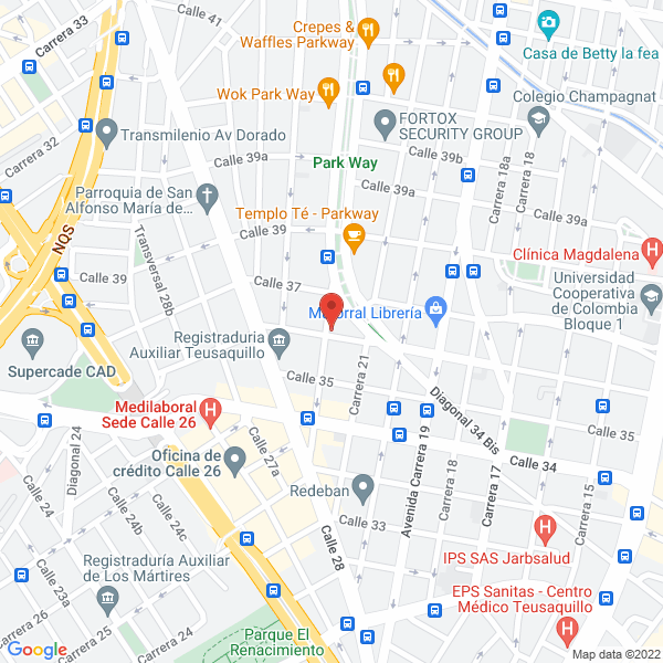 Mapa de D Inmuebles Y Construcciones Ltda