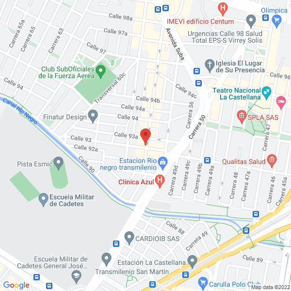 Map of Lasaña Y Barbacoa