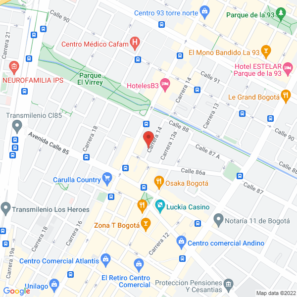 Mapa de Latino Bi