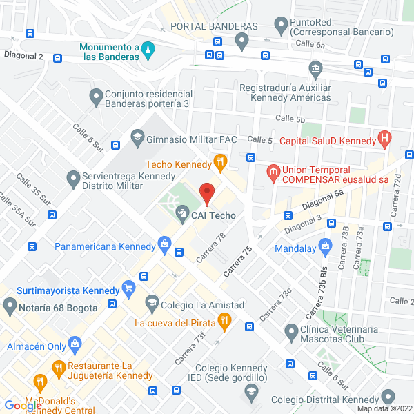 Mapa de Lavacentro Vida - Tex